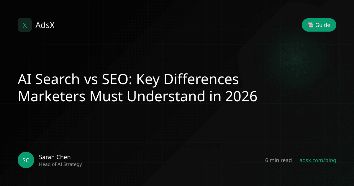 AI Search vs SEO: Key Differences Marketers Must Understand in 2026