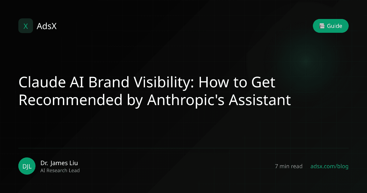 Claude AI Brand Visibility: How to Get Recommended by Anthropic's Assistant